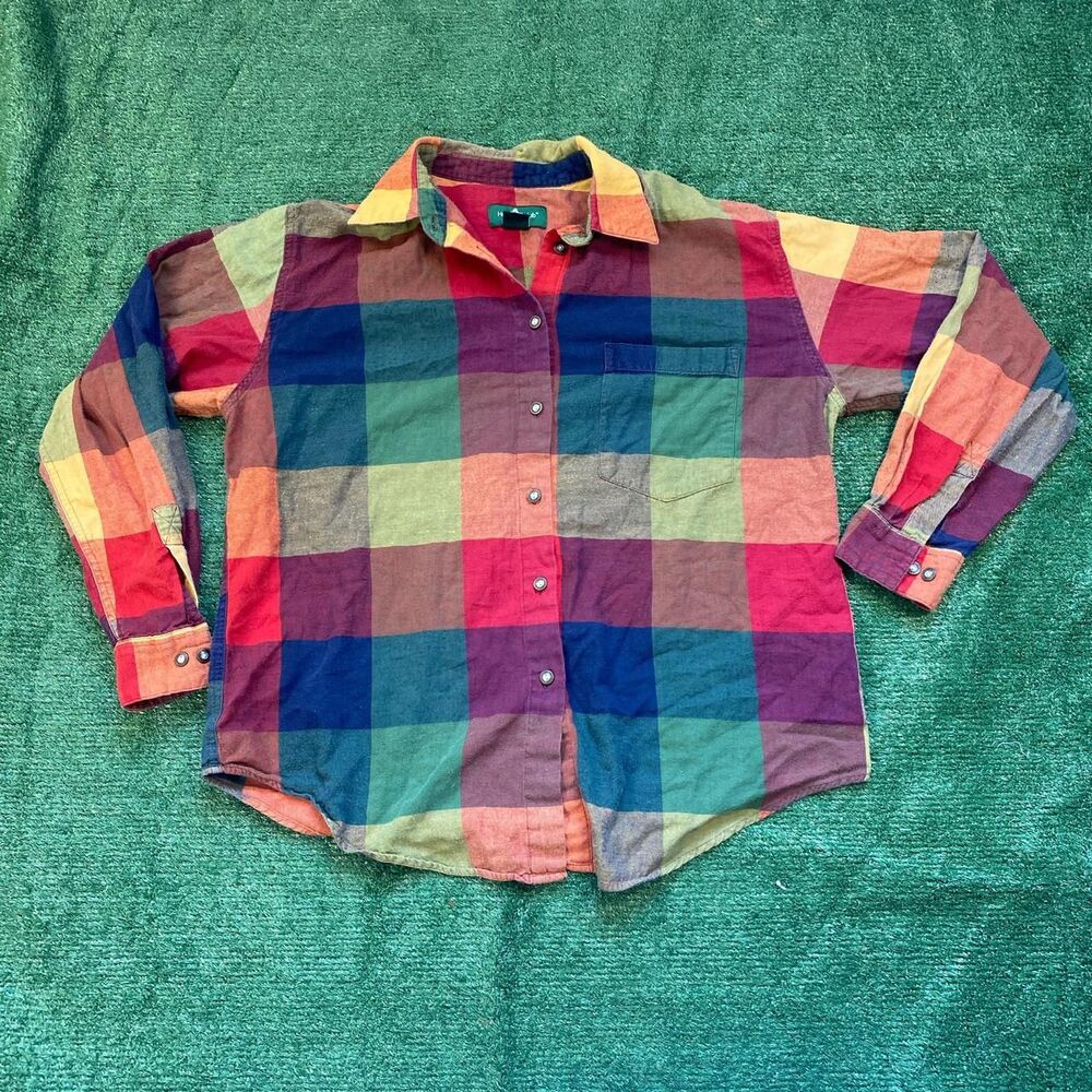 Vintage Y2K Hunt Club Flannel Button Up